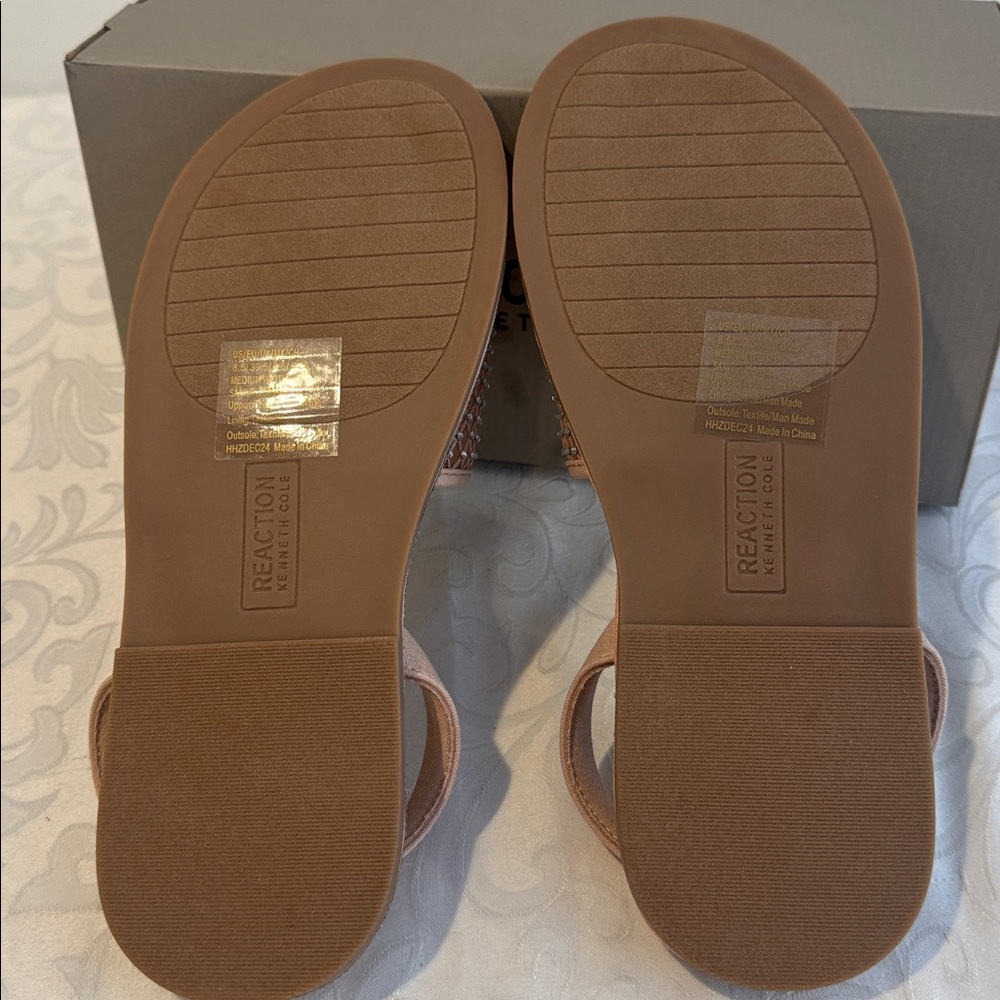 Reaction Kenneth Cole Saavi Rhinestone Mesh Sandal. Ladies 8.5 - Picture 12 of 15